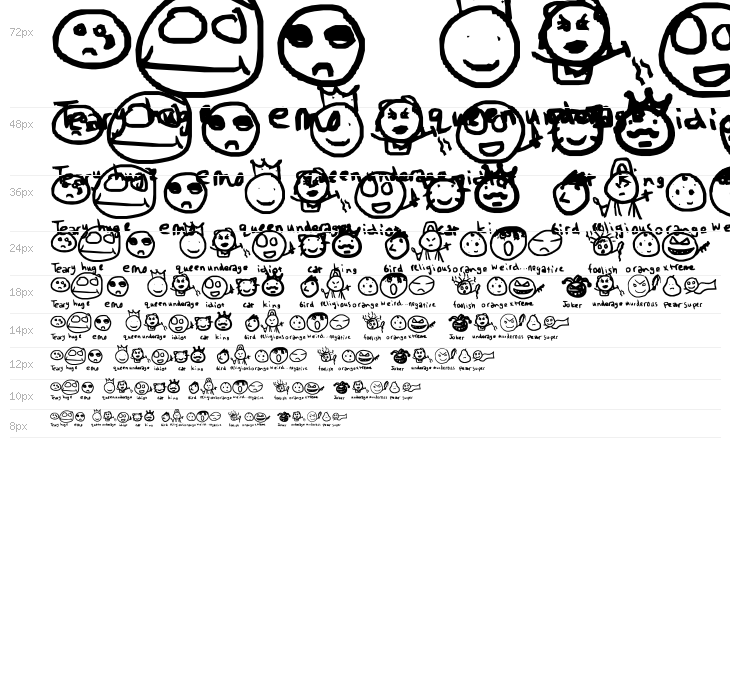 Emoticon Land Waterfall