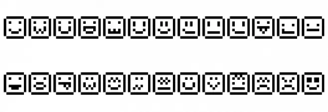 EmoticonesTityly Regular Schriftart Groß
