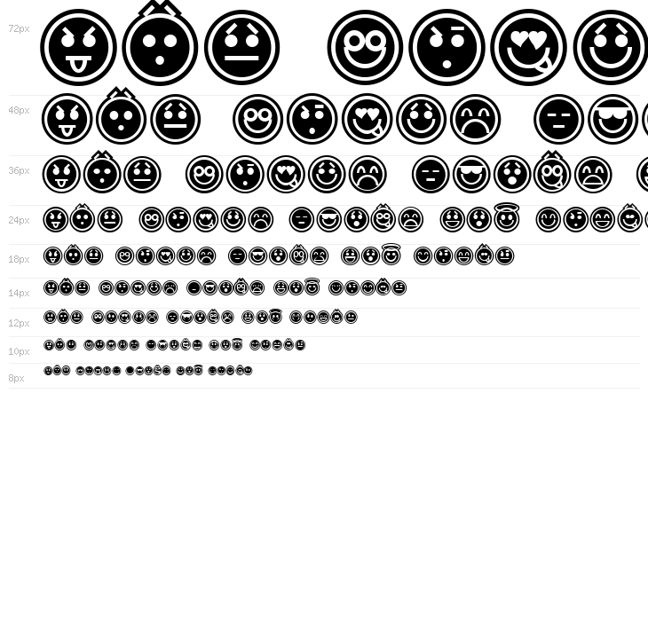 Emoticons Outline Waterfall