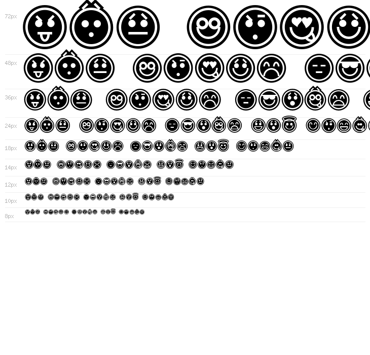 Emoticons Outline Waterfall