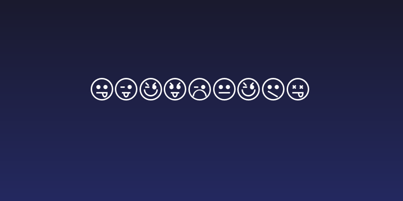 Emoticons Social Header