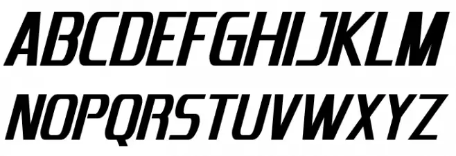 Emotion Engine Bold Italic フォント 大文字