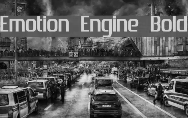 Emotion Engine Bold Font examples