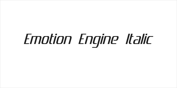 Emotion Engine Italic Logo