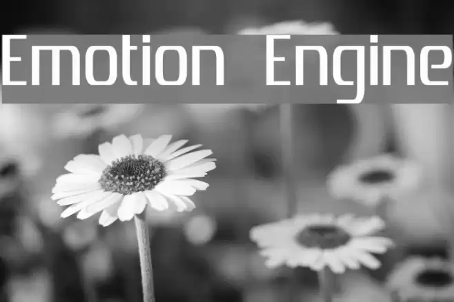 Emotion Engine Font examples