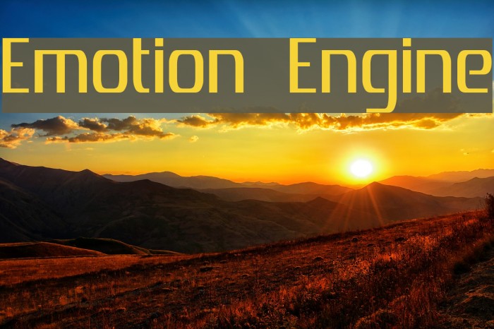 Emotion Engine Font examples