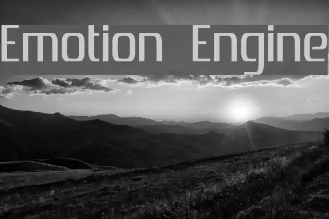 Emotion Engine Font examples