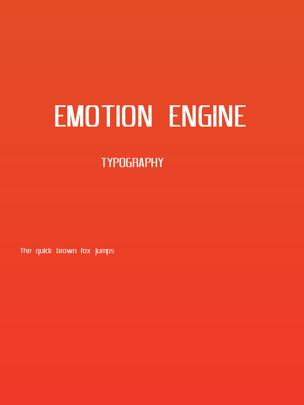 Emotion Engine Poster