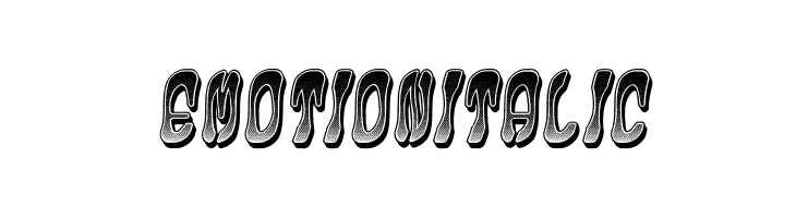 Emotion Italic  Скачать бесплатные шрифты
