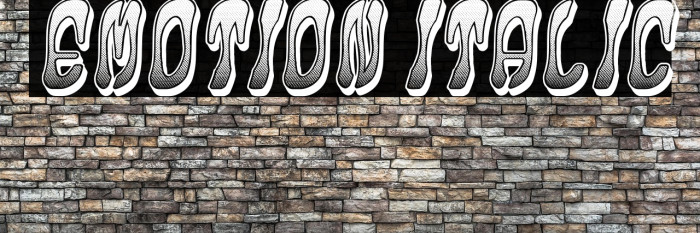 Emotion Italic Example 1