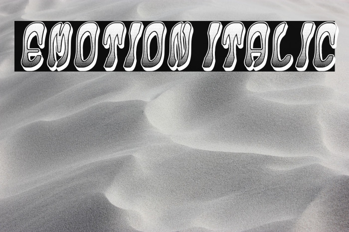 Emotion Italic Example 3