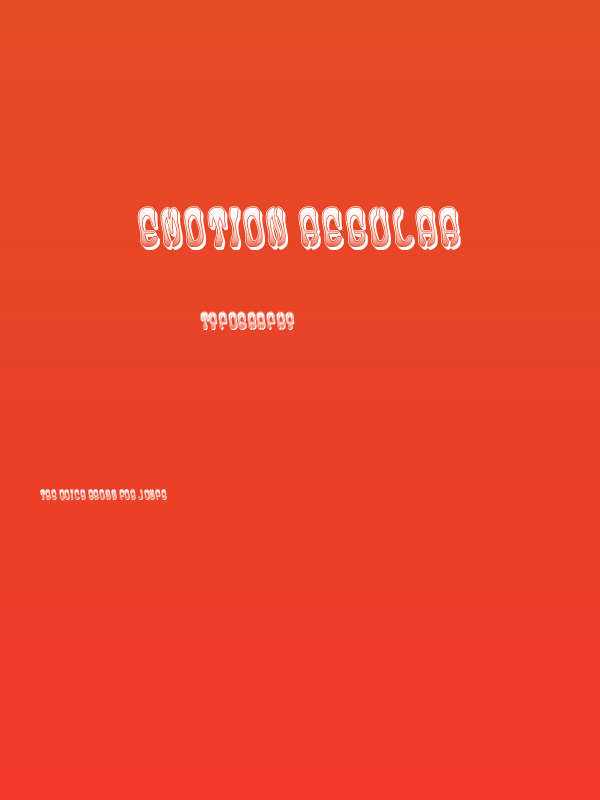 Emotion Regular Poster