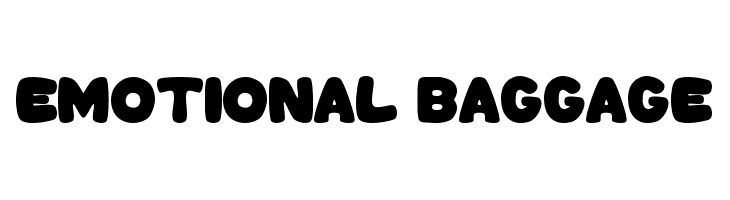 Emotional Baggage  フリーフォントのダウンロード