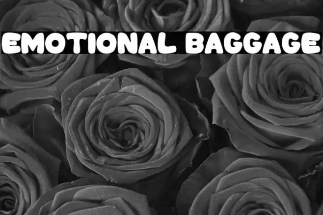 Emotional Baggage Font examples