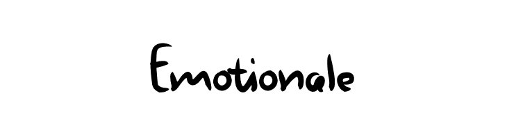 Emotionale  免费字体下载