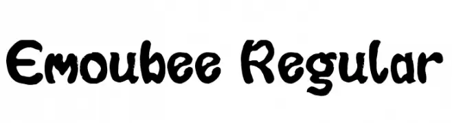 Emoubee Regular  Fuentes Gratis Descargar