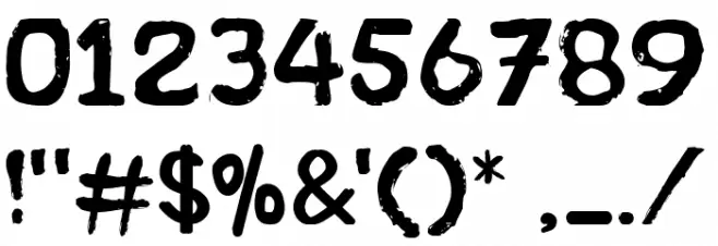 Emoubee Regular Font OTHER CHARS