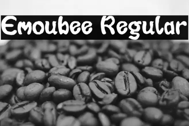 Emoubee Regular Font examples