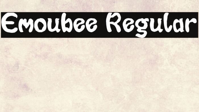 Emoubee Regular Example 2