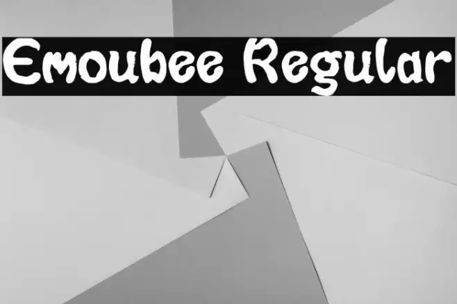 Emoubee Regular Font examples