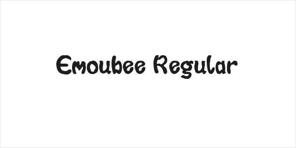 Emoubee Regular Logo