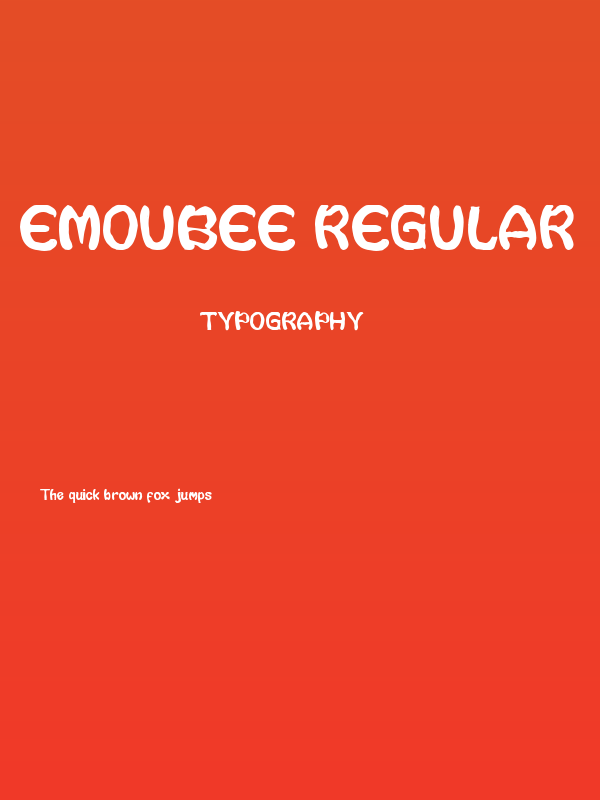 Emoubee Regular Poster