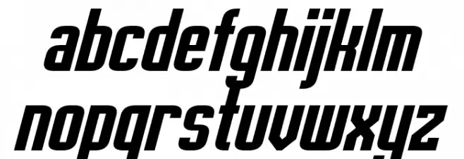 Empanada Bold Italic Fuentes MINÚSCULAS