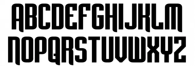 Empanada Bold Schriftart Groß