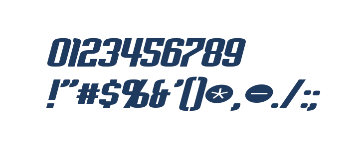 Empanada Extended Bold Italic Other Characters