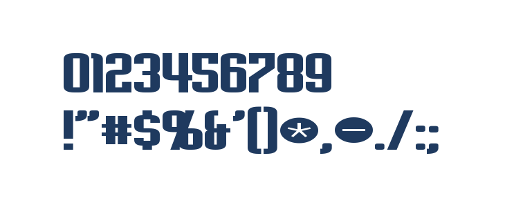 Empanada Extended Bold Other Characters