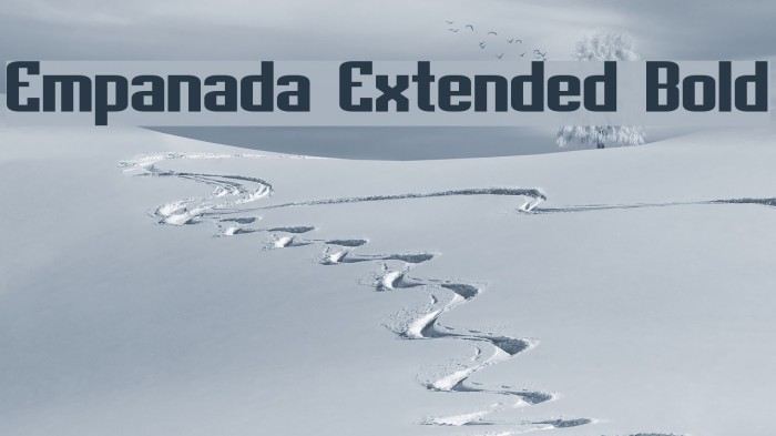 Empanada Extended Bold Example 3