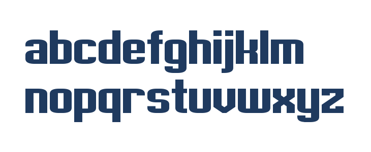 Empanada Extended Bold Lowercase