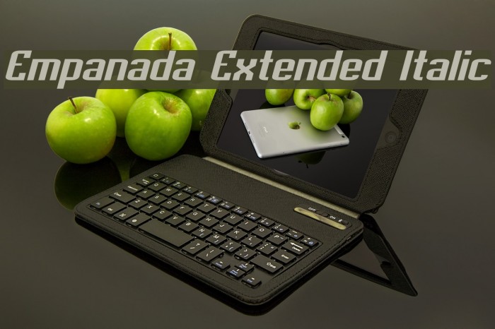 Empanada Extended Italic Example 1