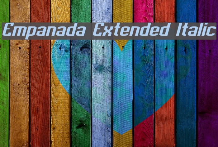 Empanada Extended Italic Example 3