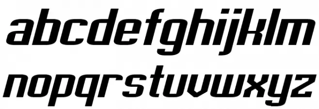Empanada Extended Italic Fonte MINÚSCULAS