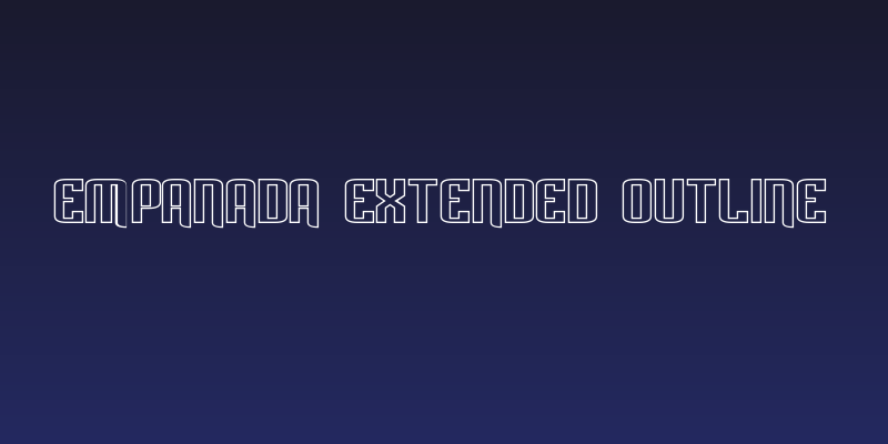 Empanada Extended Outline Social Header