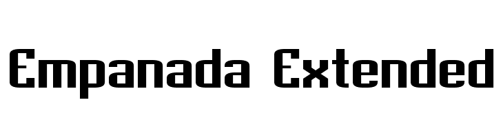 Empanada Extended  font caratteri gratis