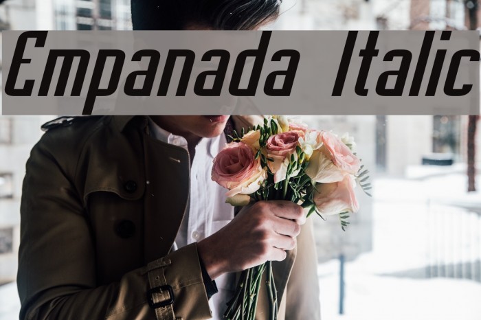 Empanada Italic Font examples