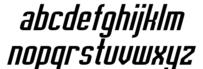 Empanada Italic Font LOWERCASE
