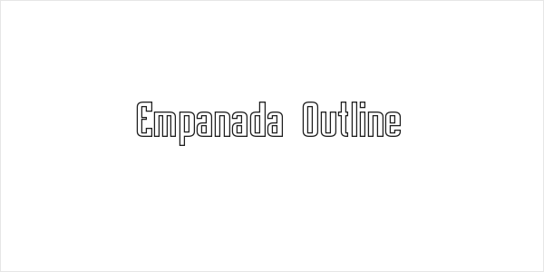 Empanada Outline Logo