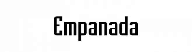 Empanada  baixar fontes gratis