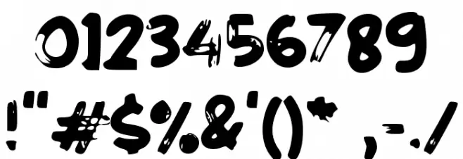 Empang Font OTHER CHARS