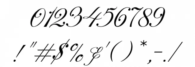 EmparioArmani Font OTHER CHARS