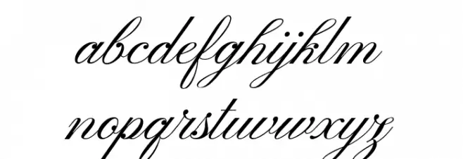 EmparioArmani Font LOWERCASE