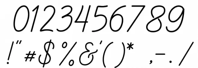 Empathy Font Alte caractere