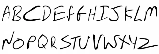 Emperors Scrawl Schriftart Groß