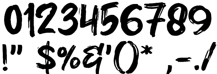 Empety House Schriftart Anderer Schreiben