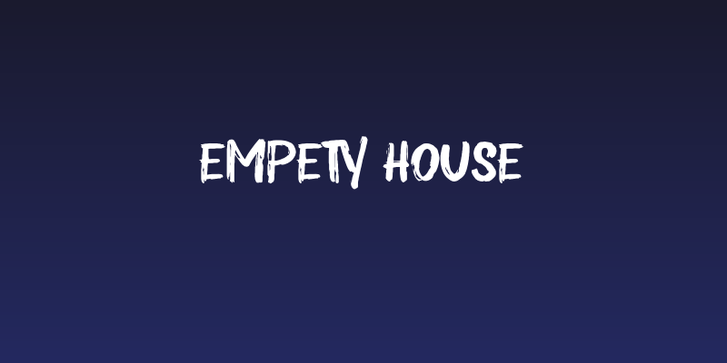 Empety House Social Header