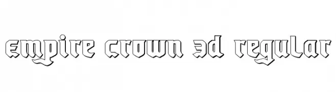 Empire Crown 3D Regular 