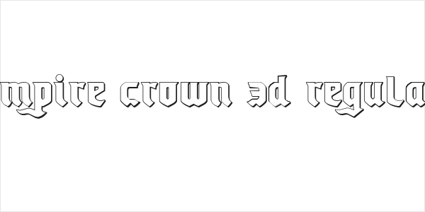 Empire Crown 3D Regular Logo